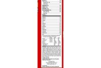 Nutrition facts for fruity pebbles cereal