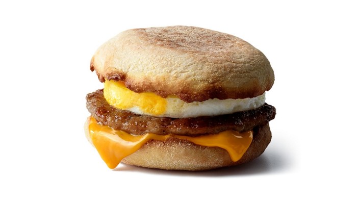 Sausage mcmuffin nutrition facts