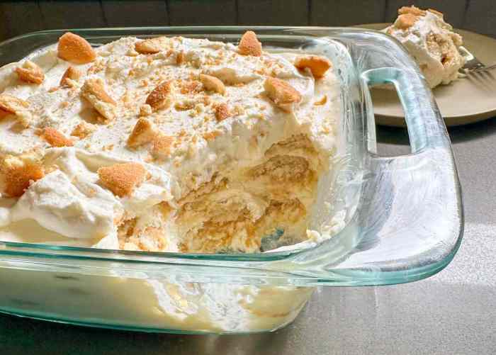 Banana pudding nutrition facts