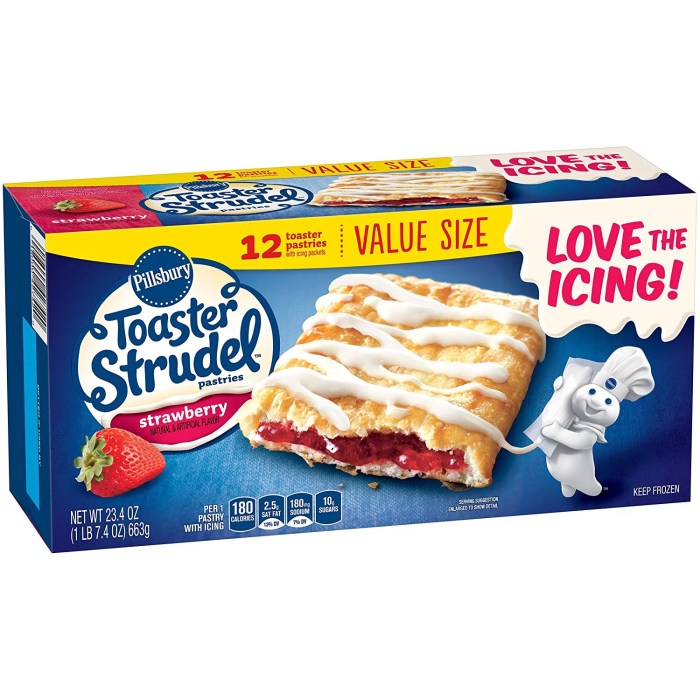 Toaster strudel nutrition facts