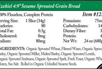 Ezekiel bread nutrition facts