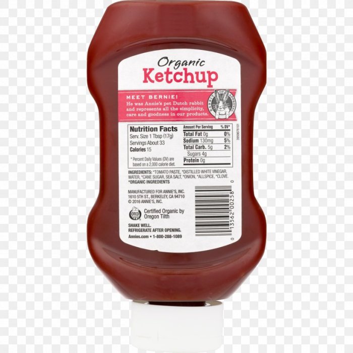 Heinz tomato ketchup nutrition facts